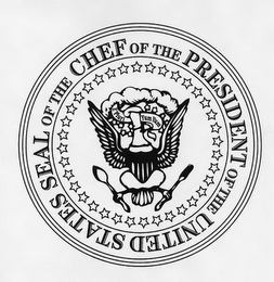 SEAL OF THE CHEF OF THE PRESIDENT OF THE UNITED STATES E PLURI YUM YUM logo