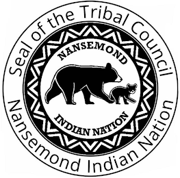 SEAL OF THE TRIBAL COUNCIL NANSEMOND INDIAN NATION NANSEMOND INDIAN NATION logo