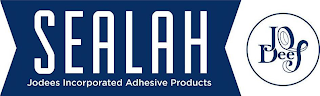 SEALAH JODEES INCORPORATED ADHESIVE PRODUCTS JODEES logo