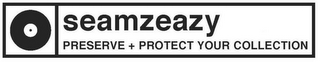 SEAMZEAZY PRESERVE + PROTECT YOUR COLLECTION logo