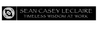 SEAN CASEY LECLAIRE TIMELESS WISDOM AT WORK logo