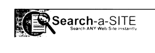 SEARCH-A-SITE SEARCH ANY WEB SITE INSTANTLY logo
