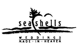SEASHELL WEDDINGS MADE IN HEAVEN logo