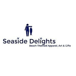 SEASIDE DELIGHTS BEACH THEMED APPAREL, ART & GIFTS logo