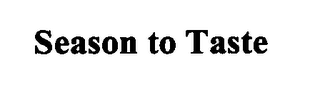 SEASON TO TASTE logo
