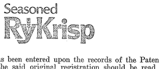 SEASONED RY KRISP logo
