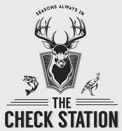 SEASONS ALWAYS IN THE CHECK STATION logo