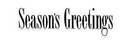 SEASON'S GREETINGS