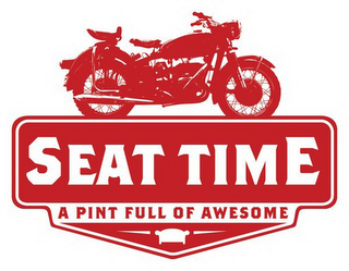 SEAT TIME A PINT FULL OF AWESOME logo
