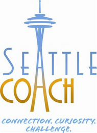 SEATTLE COACH CONNECTION, CURIOSITY, CHALLENGE. logo