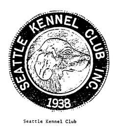 SEATTLE KENNEL CLUB INC. 1938 logo