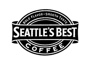 SEATTLE'S BEST COFFEE BOLD FLAVOR SMOOTH TASTE logo