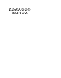 SEAWEED BATH CO. logo