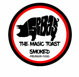 SEBAS THE MAGIC TOAST SMOKED  PREMIUM FOOD logo