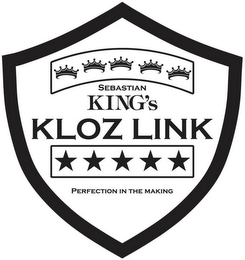 SEBASTIAN KING'S KLOZ LINK PERFECTION IN THE MAKING logo