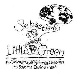 SEBASTIAN'S LITTLE GREEN THE INTERNATIONAL CHILDREN'S CAMPAIGN TO SAVE THE ENVIRONMENT logo