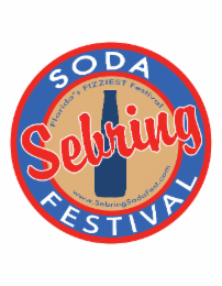 SEBRING SODA FESTIVAL FLORIDA'S FIZZIEST FESTIVAL WWW.SEBRINGSODAFEST.COM logo