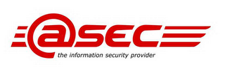 @SEC THE INFORMATION SECURITY PROVIDER logo