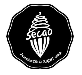 SECAO SUSTAINABLE IS RIGHT WAY logo
