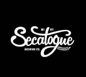 SECATOGUE BREWING CO. WI NY logo