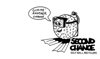 SECOND CHANCE GOLF BALL RECYCLERS GIMME' ANOTHER CHANCE logo