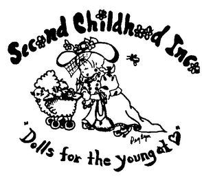 SECOND CHILDHOOD INC. DOLLS FOR THE YOUNG AT logo