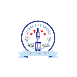 SECOND CITY SNACKS FIRST CLASS TASTE logo