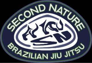 SECOND NATURE BRAZILIAN JIU JITSU SN logo