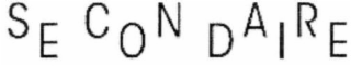 SECONDAIRE logo