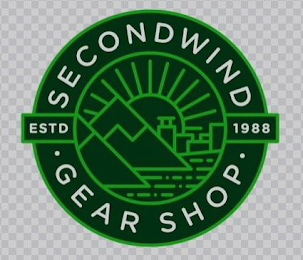 SECONDWIND · GEAR SHOP · ESTD 1988 logo