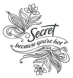 SECRET BECAUSE YOU'RE HOT logo