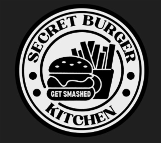 SECRET BURGER KITCHEN GET SMASHED logo