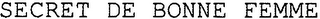 SECRET DE BONNE FEMME logo