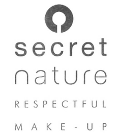 SECRET NATURE RESPECTFUL MAKE-UP logo