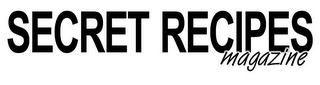 SECRET RECIPES MAGAZINE logo