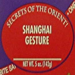 SECRETS OF THE ORIENT! SHANGHAI GESTURE logo