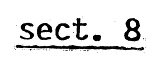 SECT. 8 logo