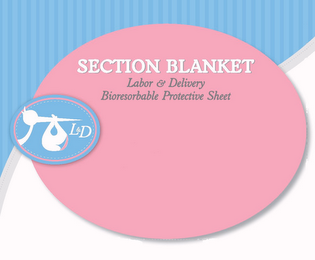 SECTION BLANKET LABOR & DELIVERY BIORESORBABLE PROTECTIVE SHEET L&D