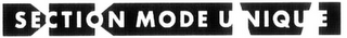 SECTION MODE UNIQUE logo