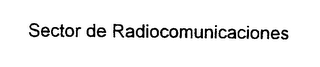 SECTOR DE RADIOCOMUNICACIONES logo