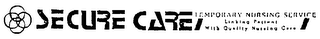 SECURE CARE TEMPORARY NURSING SERVICE LINKING PATIENT WITH QUALITY NURSING CARE logo