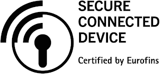 SECURE CONNECTED DEVICE CERTIFIED BY EUROFINS logo