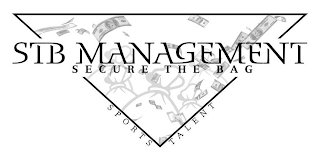 SECURE THE BAG STB MANAGEMENT SPORTS TALENT logo