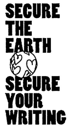 SECURE THE EARTH SECURE YOUR WRITING logo