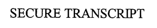 SECURE TRANSCRIPT logo