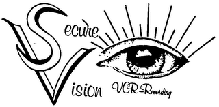 SECURE VISION VCR-RECORDING logo