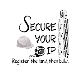 SECURE YOUR IP REGISTER THE LAND, THEN BUILD. logo