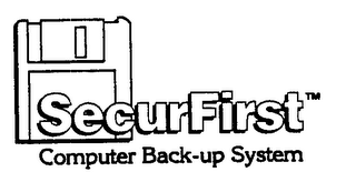 SECURFIRST COMPUTER BACK-UP SYSTEM logo