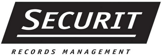SECURIT RECORDS MANAGEMENT logo