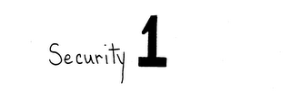 SECURITY 1 logo